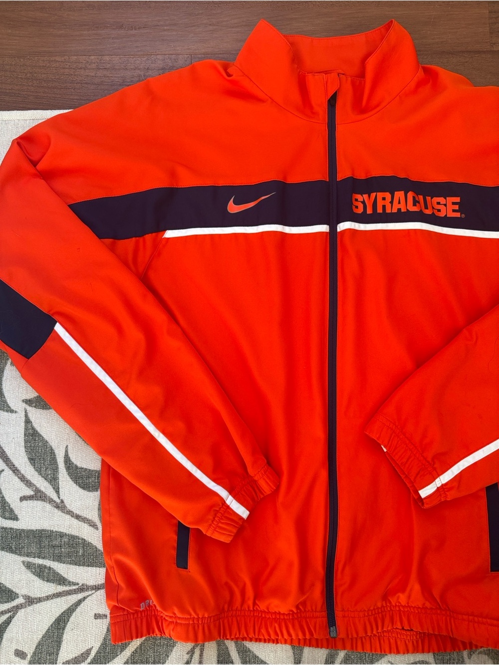 Nike Syracuse Elite Orange Track Jacket - Men L